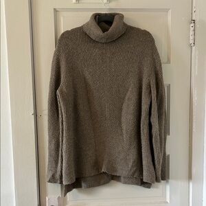 Sweet Romeo Taupe Turtleneck Sweater